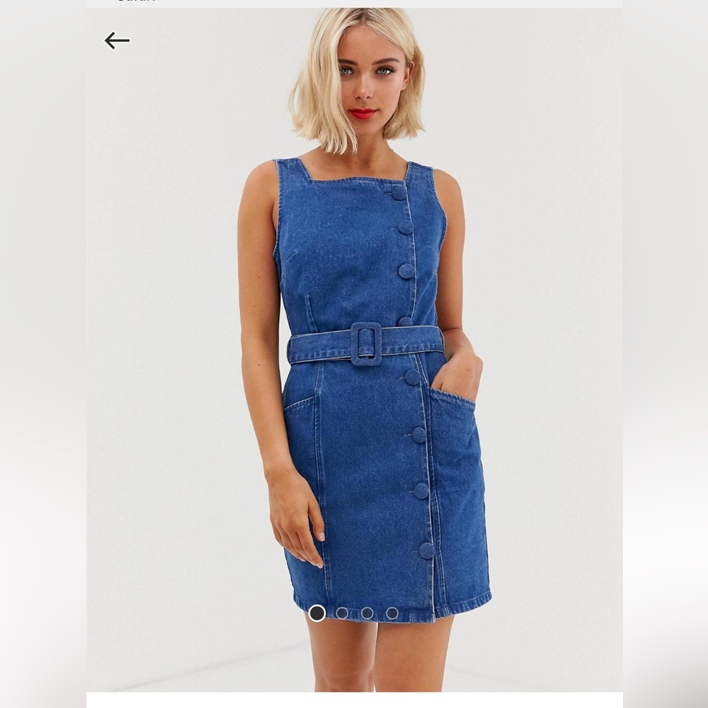 NWT ASOS DESIGN Denin Midi Dress
